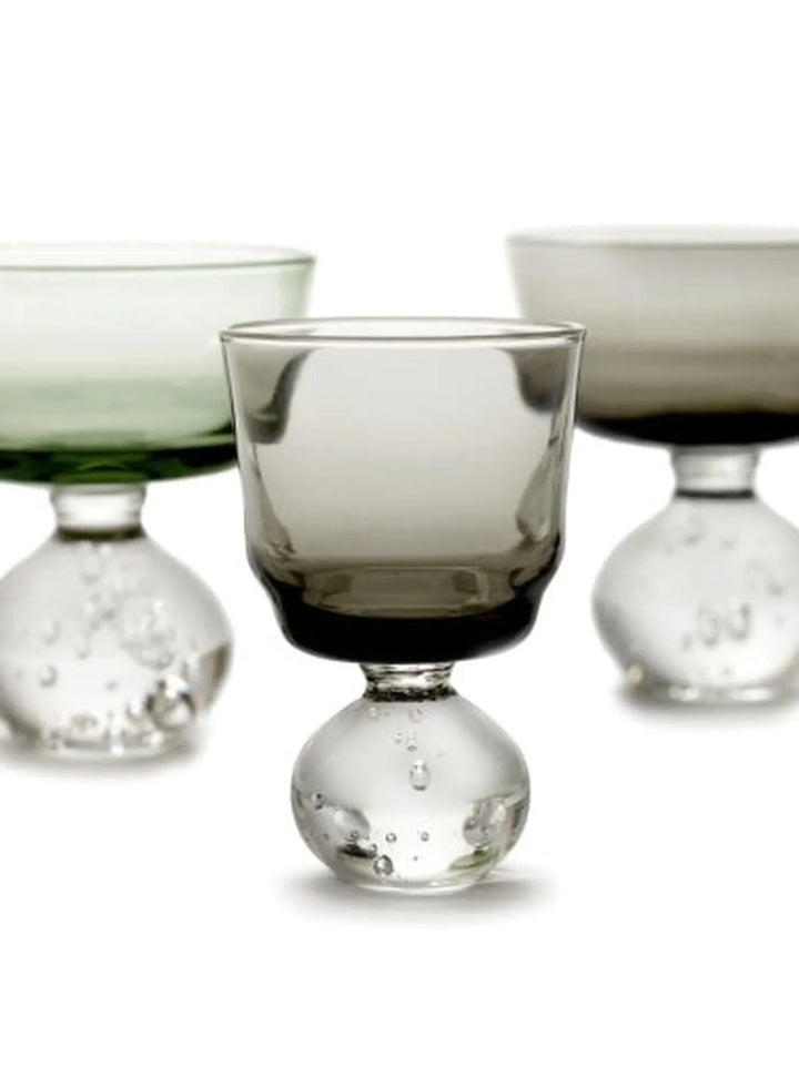 Serax - Bela Silva - Steelpglas M Groen Eternal Snow - Set van 6