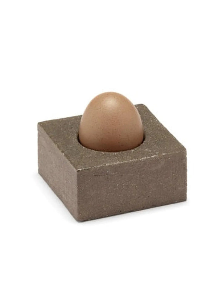 Serax - Catharina Bossaert - Eierdoppen Eierdopje Zwart Uovo - Set van 2