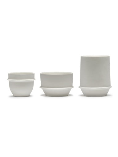 Serax - Kelly Wearstler - BEKER ALABASTER DUNE - Set van 2