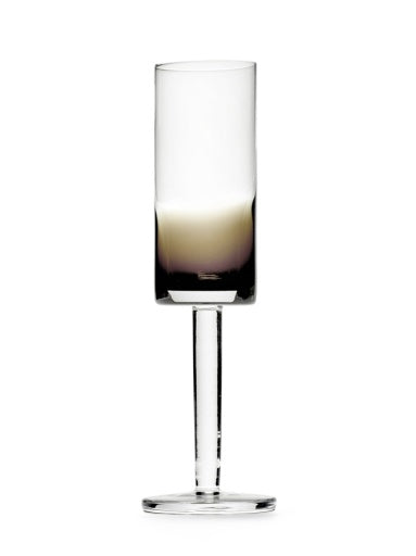Serax - Kelly Wearstler - CHAMPAGNE GLAS AMBER ZUMA - Set van 4