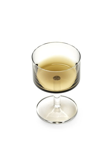 Serax - Kelly Wearstler - CHAMPAGNECOUPE AMBER ZUMA - Set van 4