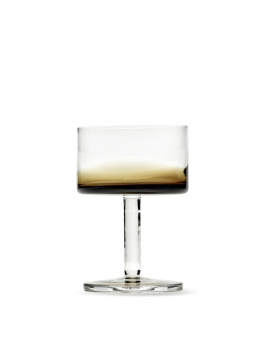 Serax - Kelly Wearstler - CHAMPAGNECOUPE AMBER ZUMA - Set van 4