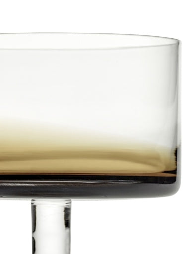 Serax - Kelly Wearstler - CHAMPAGNECOUPE AMBER ZUMA - Set van 4