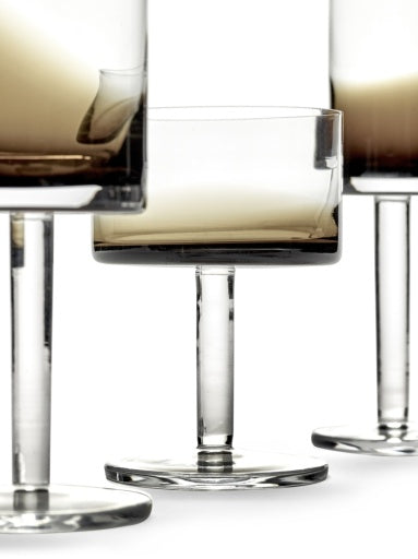 Serax - Kelly Wearstler - CHAMPAGNECOUPE AMBER ZUMA - Set van 4