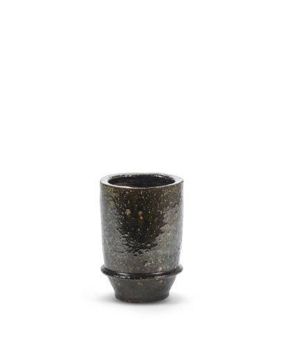 Serax - Kelly Wearstler - PLANTENPOT 02 S DONKER GROEN DUNE