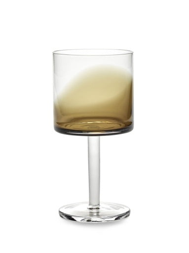 Serax - Kelly Wearstler - RODEWIJNGLAS AMBER ZUMA - Set van 4