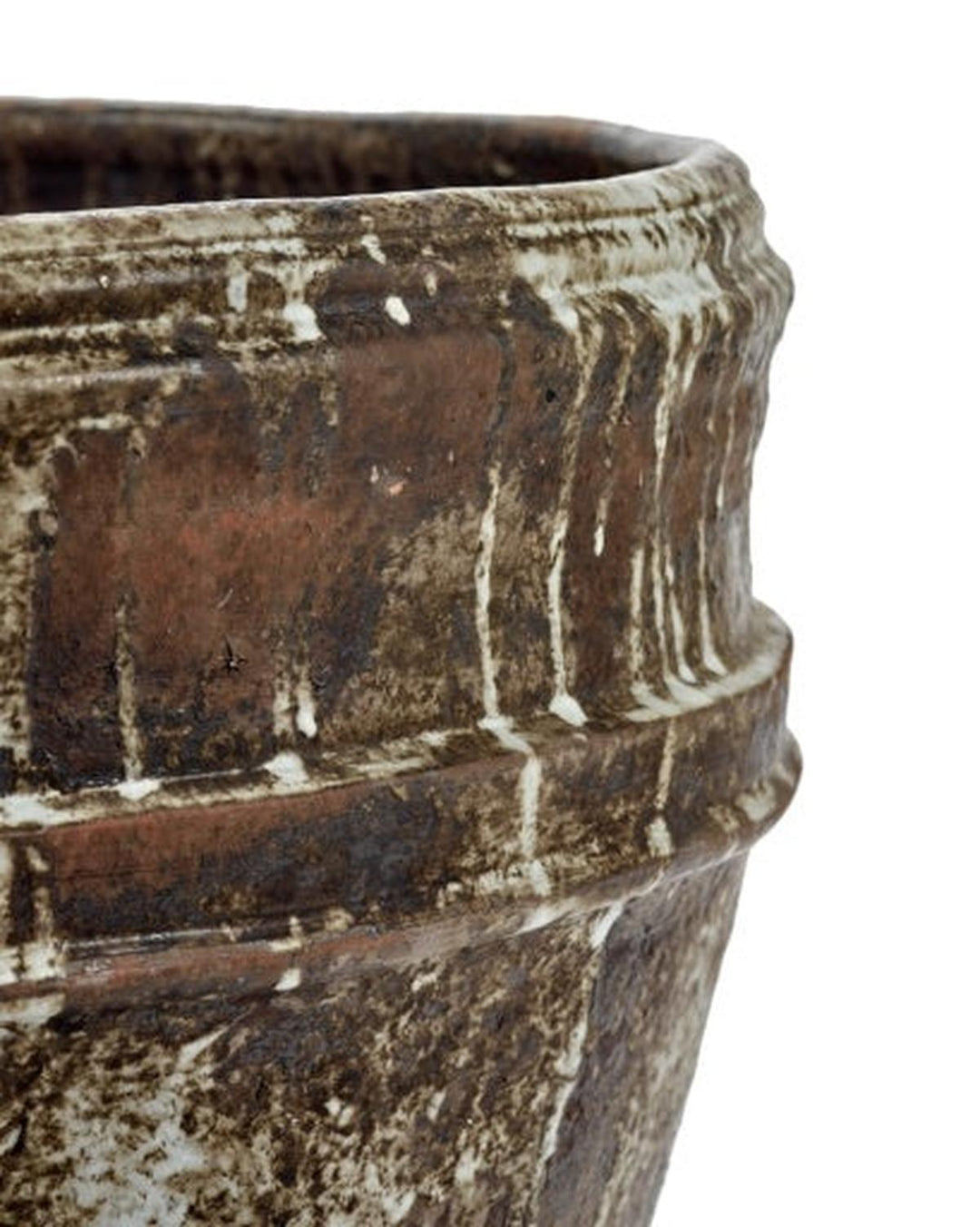 Serax - Kelly Wearstler - Serax Bloempot Planter 01 L Wit Bruin Mesa