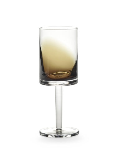 Serax - Kelly Wearstler - WITTEWIJNGLAS AMBER ZUMA - Set van 4