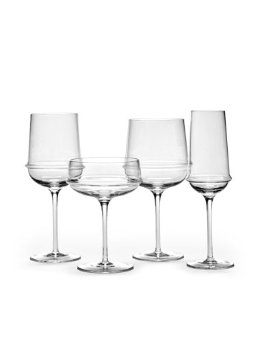 Serax - Kelly Wearstler - WITTEWIJNGLAS DUNE - Set van 4