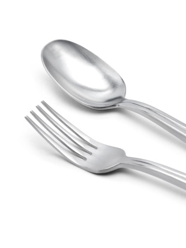 Serax - Kelly Wearstler - YOGHURT LEPEL STAINLESS DUNE - Set van 6