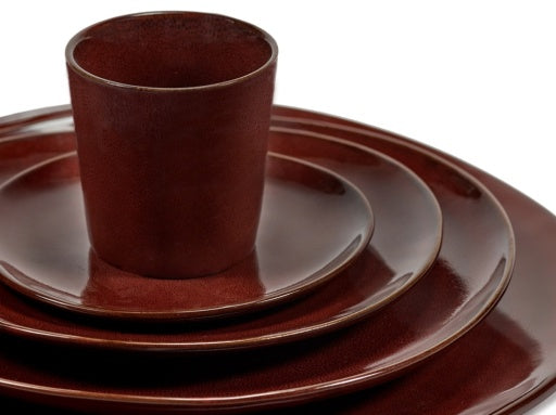 Serax - Marie Michielssen - BORD L VENETIAN RED LA MÈRE - Set van 2