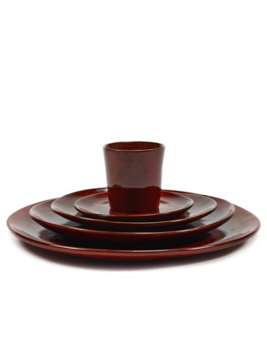 Serax - Marie Michielssen - BORD XL VENETIAN RED LA MÈRE - Set van 2