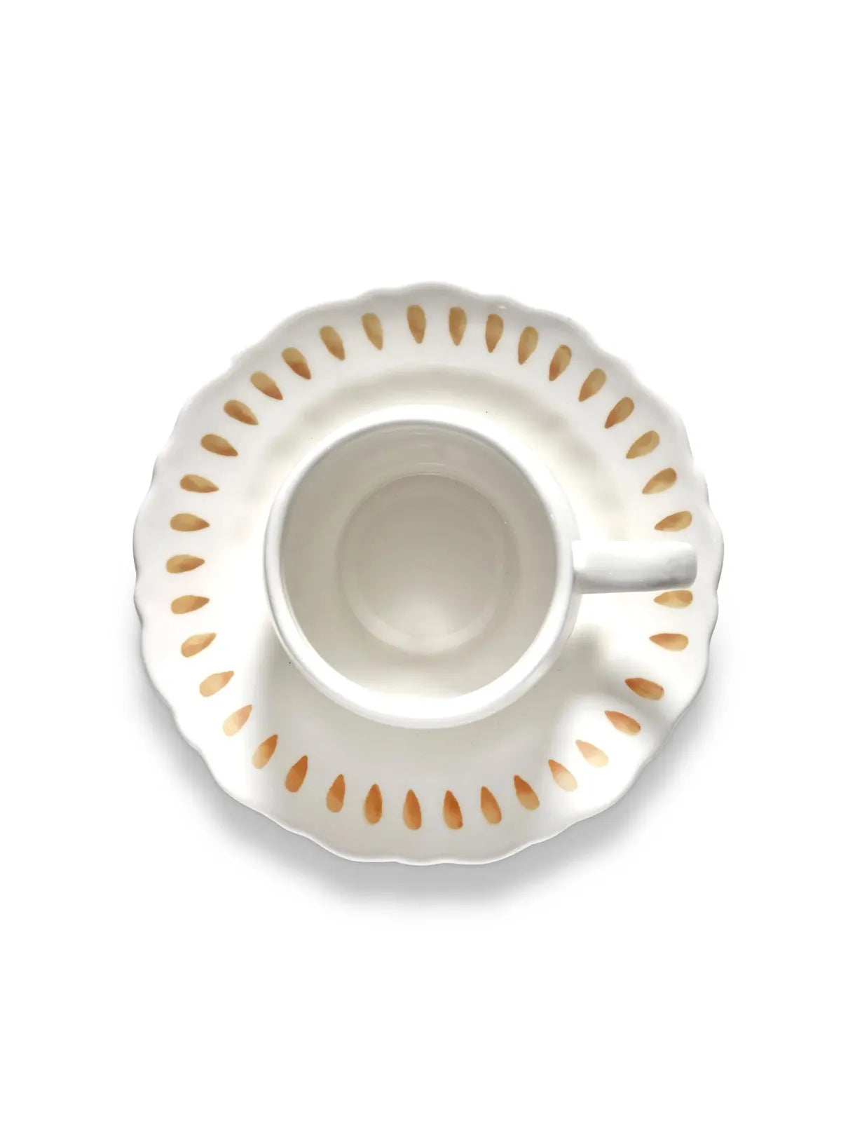 Serax - Marie Michielssen - Cappuccinokop Geel + Saucer Charly