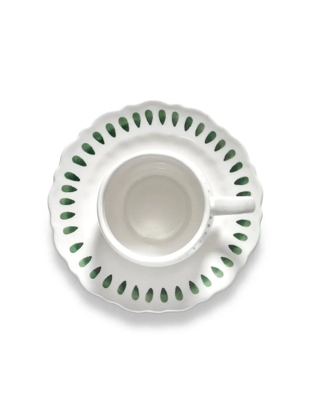 Serax - Marie Michielssen - Cappuccinokop Groen + Saucer Charly