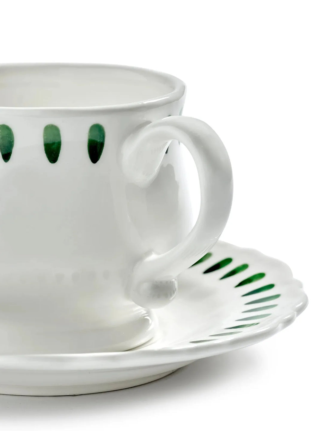 Serax - Marie Michielssen - Cappuccinokop Groen + Saucer Charly