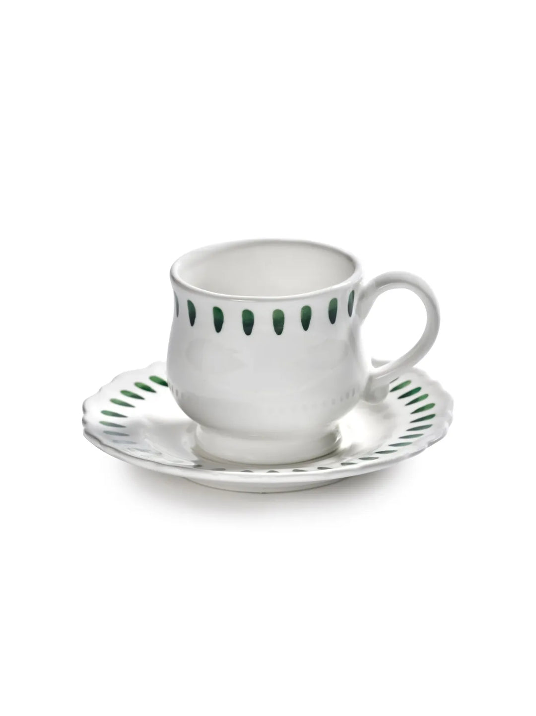 Serax - Marie Michielssen - Cappuccinokop Groen + Saucer Charly
