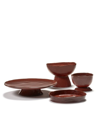 Serax - Marie Michielssen - DIEP BORD S VENETIAN RED LA MÈRE - Set van 2