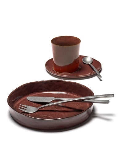 Serax - Marie Michielssen - DIEP BORD S VENETIAN RED LA MÈRE - Set van 2