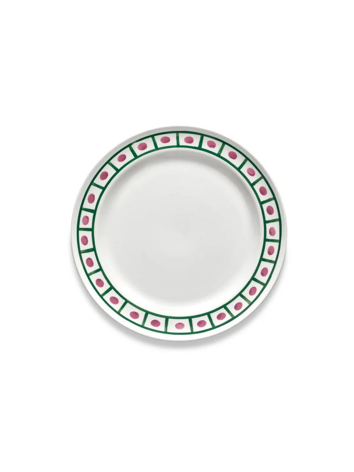 Serax - Marie Michielssen - Dinerbord Paars Groen Charly - Set van 2
