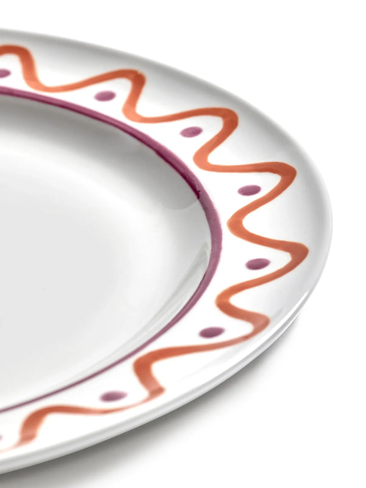 Serax - Marie Michielssen - Dinerbord Paars Oranje Charly - Set van 2