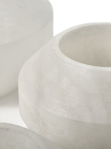 Serax - Marie Michielssen - KAARSENHOUDER L WIT ALABASTER