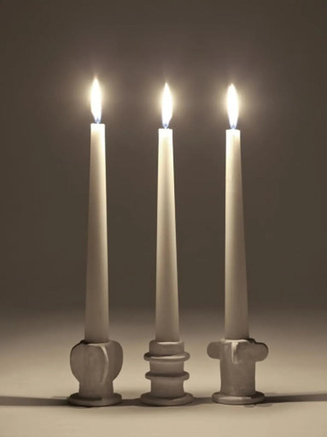 Serax - Marie Michielssen - Kaarsenhouder 02 Ass/3 Beige Molly - Set van 3