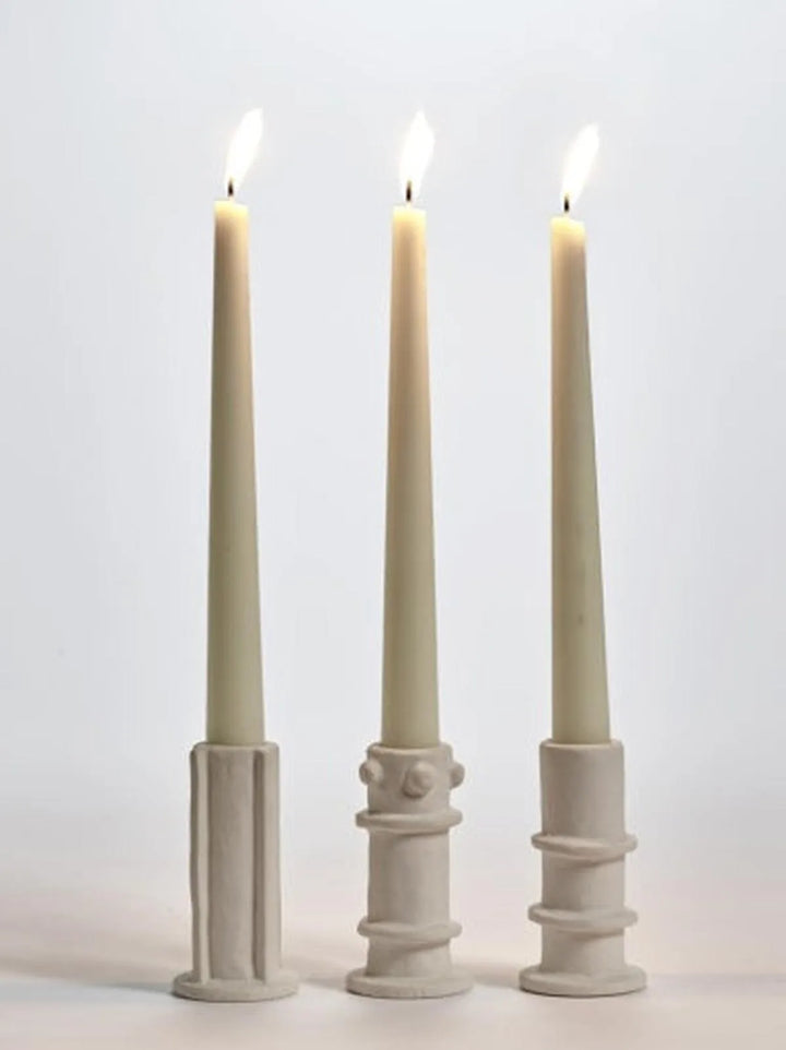 Serax - Marie Michielssen - Kaarsenhouder 03 Ass/3 Beige Molly - Set van 3