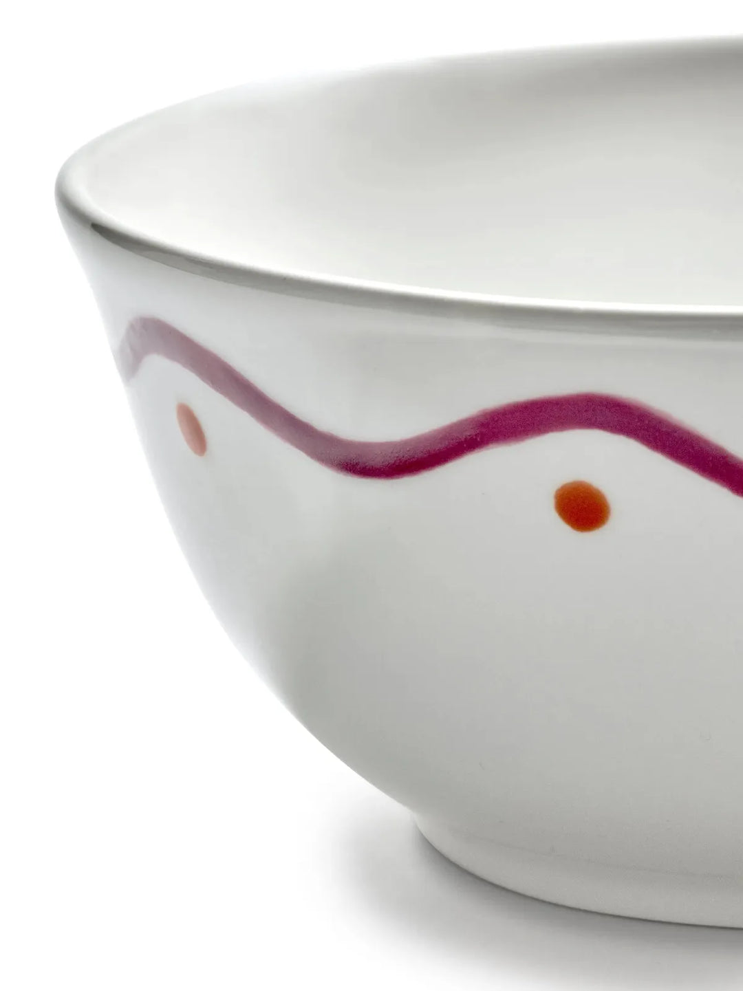 Serax - Marie Michielssen - Ontbijtkom Paars Oranje Bowl Charly - Set van 2