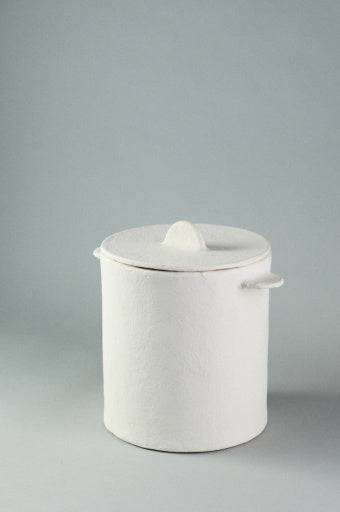 Serax - Marie Michielssen - POT + DEKSEL WIT EARTH
