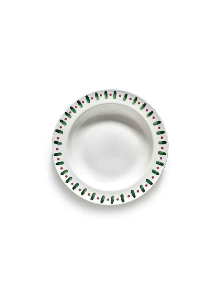 Serax - Marie Michielssen - Pastabord Paars Groen Charly - Set van 2