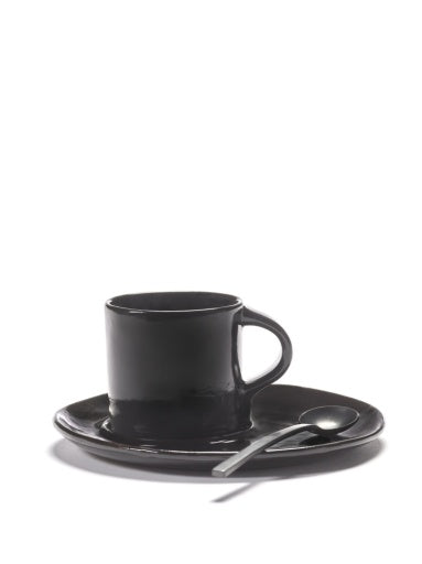 Serax - Marie Michielssen - SCHOTEL CAFÉ LUNGO EBONY LA MÈRE - Set van 2