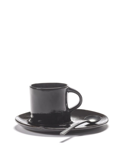 Serax - Marie Michielssen - SCHOTEL CAFÉ LUNGO EBONY LA MÈRE - Set van 2