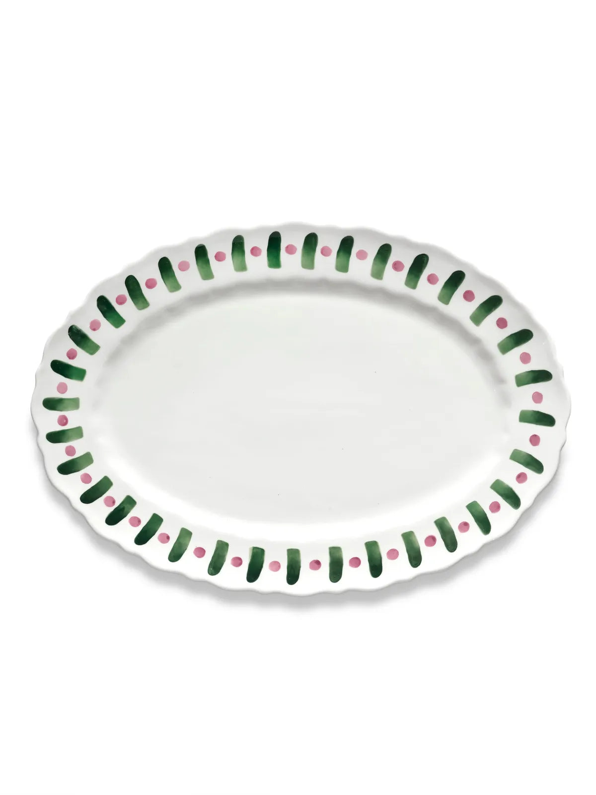 Serax - Marie Michielssen - Serveerbord Paars Groen Ovaal Charly