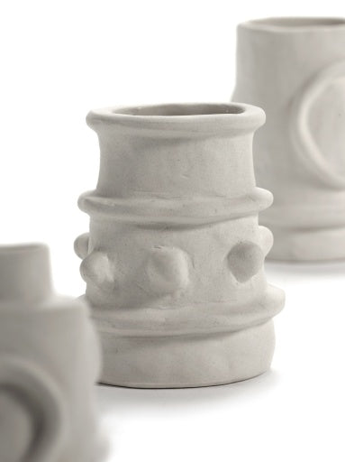 Serax - Marie Michielssen - VAAS ASS/6 BEIGE MOLLY - Set van 6