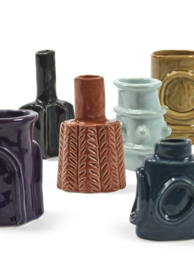 Serax - Marie Michielssen - VAAS ASS/6 GEGLAZUURD MOLLY - Set van 6