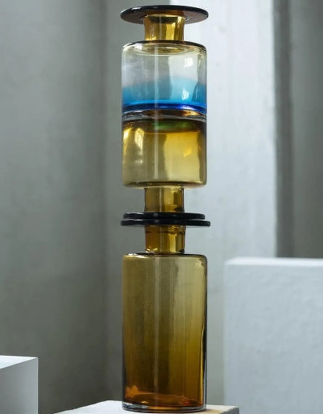 Serax - Marie Michielssen - Vaas M Blauw/Amber Wind &amp; Fire