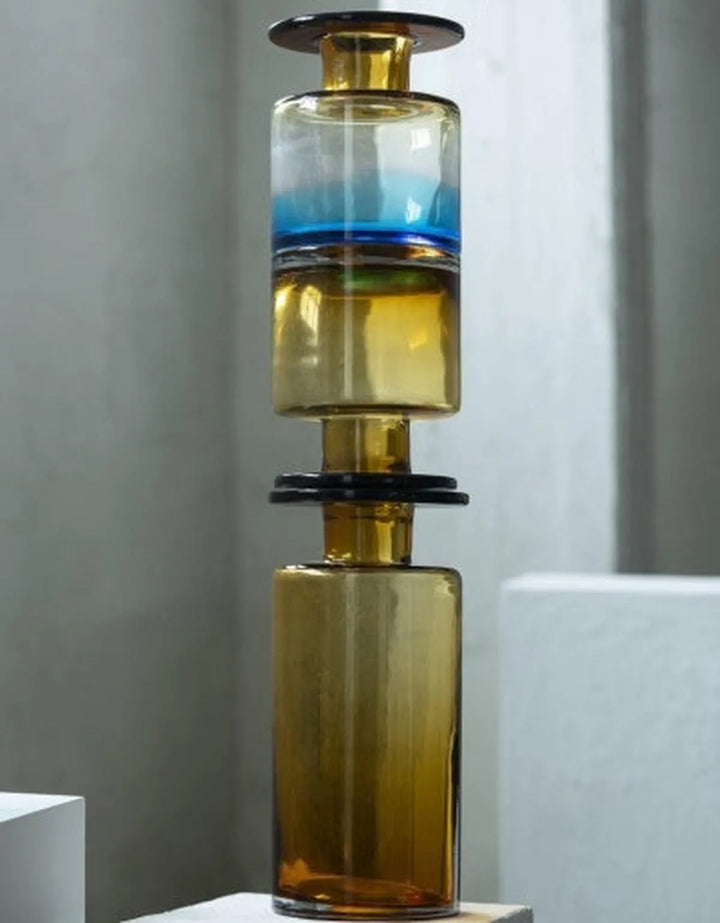 Serax - Marie Michielssen - Vaas M Blauw/Amber Wind &amp; Fire