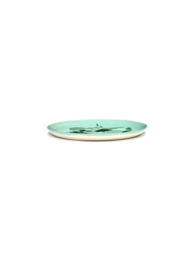 Serax - Ottolenghi - BORD L DONKERBLAUW DOTS WIT FEAST - Set van 2