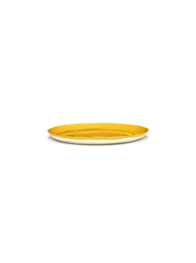 Serax - Ottolenghi - BORD L DONKERBLAUW DOTS WIT FEAST - Set van 2