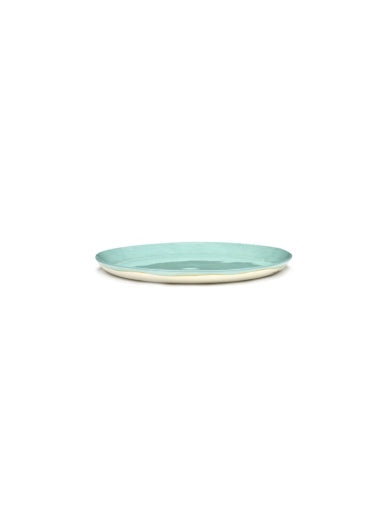 Serax - Ottolenghi - BORD L DONKERBLAUW DOTS WIT FEAST - Set van 2