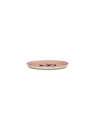 Serax - Ottolenghi - BORD M ROZE PAPRIKA BLAUW FEAST - Set van 2