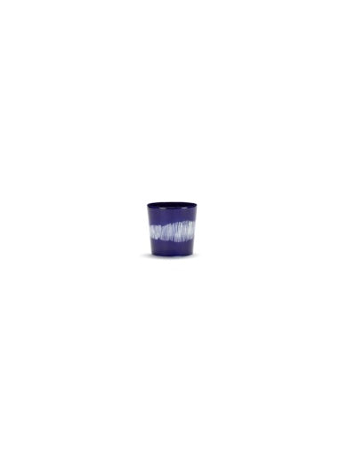 Serax - Ottolenghi - KOFFIEKOP DONKERBLAUW WIT FEAST - Set van 4