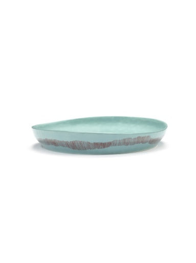 Serax - Ottolenghi - SERVEERKOM M AZUUR STRIPES ROOD FEAST