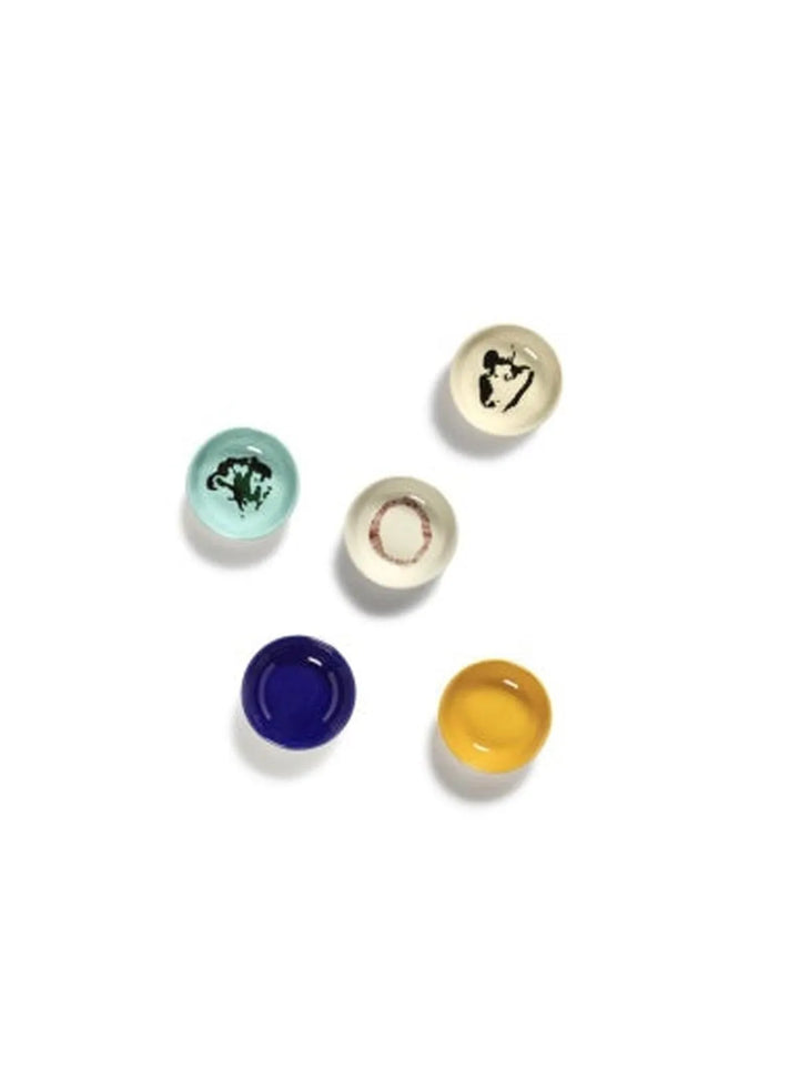 Serax - Ottolenghi - Serveerschalen Schoteltje XS Donkerblauw Feast - Set van 8