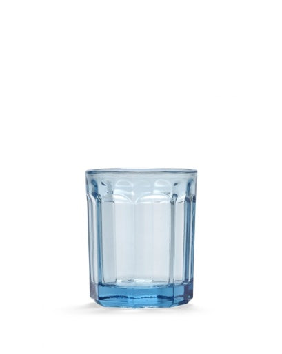 Serax - Paola Navone - GLAS M BLAUW FISH & FISH - Set van 4