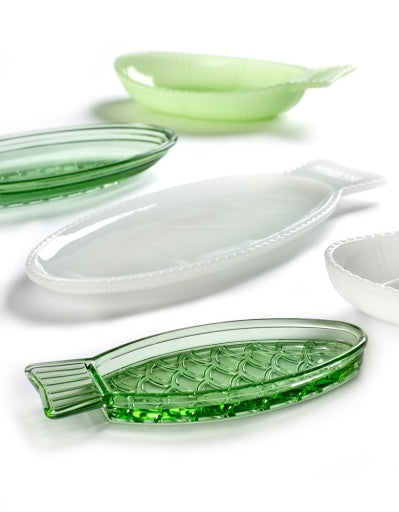 Serax - Paola Navone - SERVEERSCHOTEL N°1 GROEN FISH &amp; FISH - Set van 2