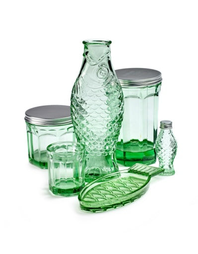 Serax - Paola Navone - SERVEERSCHOTEL N°1 GROEN FISH &amp; FISH - Set van 2