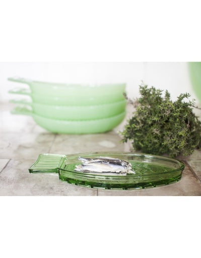 Serax - Paola Navone - SERVEERSCHOTEL N°1 GROEN FISH &amp; FISH - Set van 2