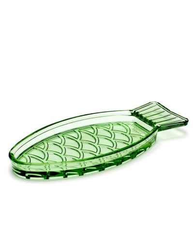 Serax - Paola Navone - SERVEERSCHOTEL N°1 GROEN FISH & FISH - Set van 2