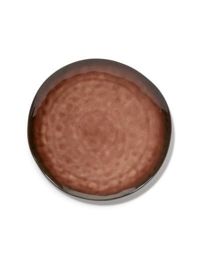 Serax - Pascale Naessens - BORD L BRUIN PURE - Set van 2
